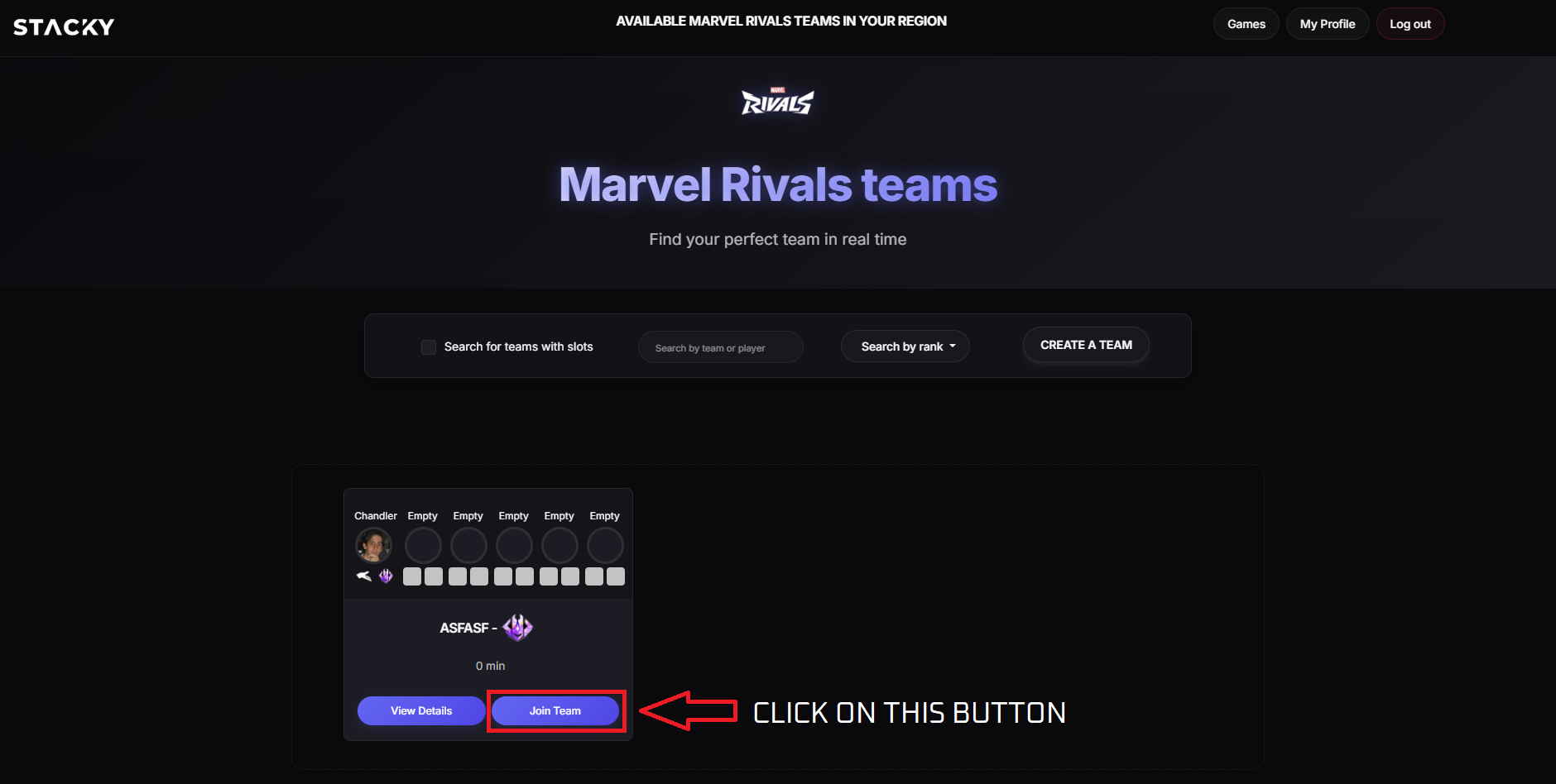 Join a team in real time step 3